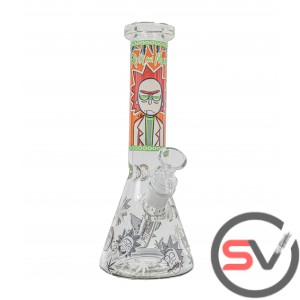 DR. RICK SANCHEZ GLASS BEAKER 10inch TYPE 1 (GLOW IN DARK)